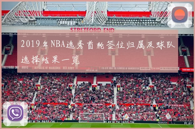 2019年NBA选秀首轮签位归属及球队选择结果一览