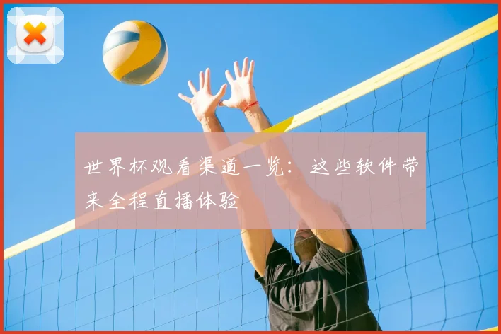 世界杯观看渠道一览：这些软件带来全程直播体验
