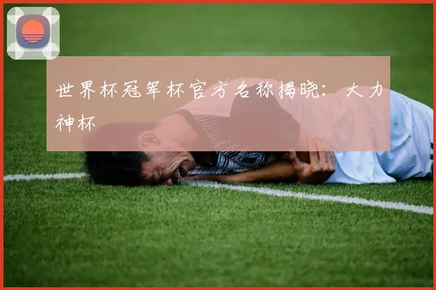 世界杯冠军杯官方名称揭晓:大力神杯